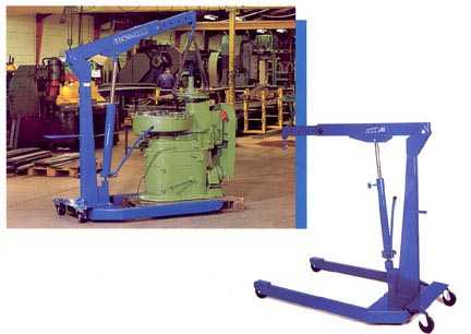 Auto work shop cranes, engine hoists from ASE