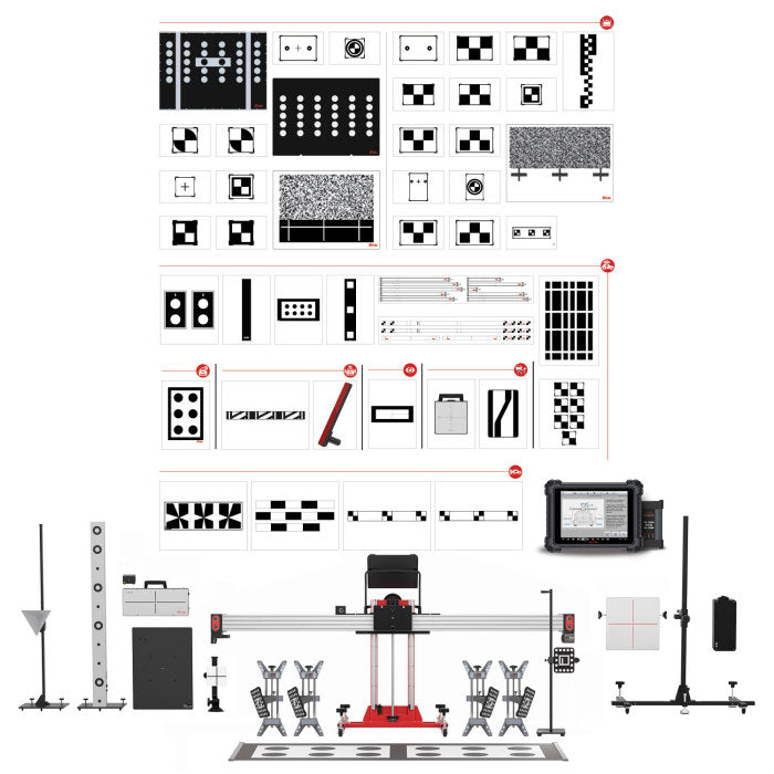Autel ADAS AS30T Tablet Frame Targets and Pattern Boards