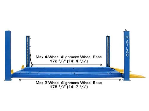 Atlas 414A Commercial Grade Four Post Alignment Lift