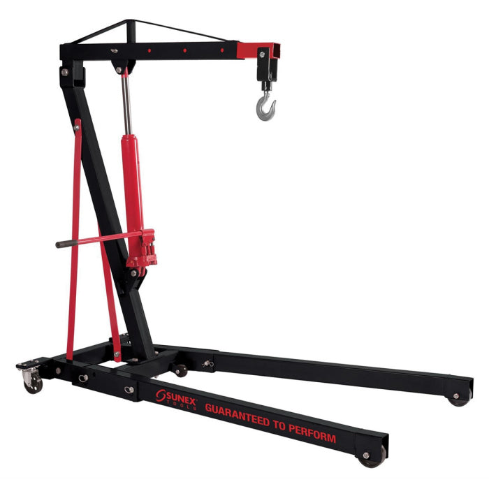 Sunex 5222 Folding Dual Pump 2 Ton Engine Crane