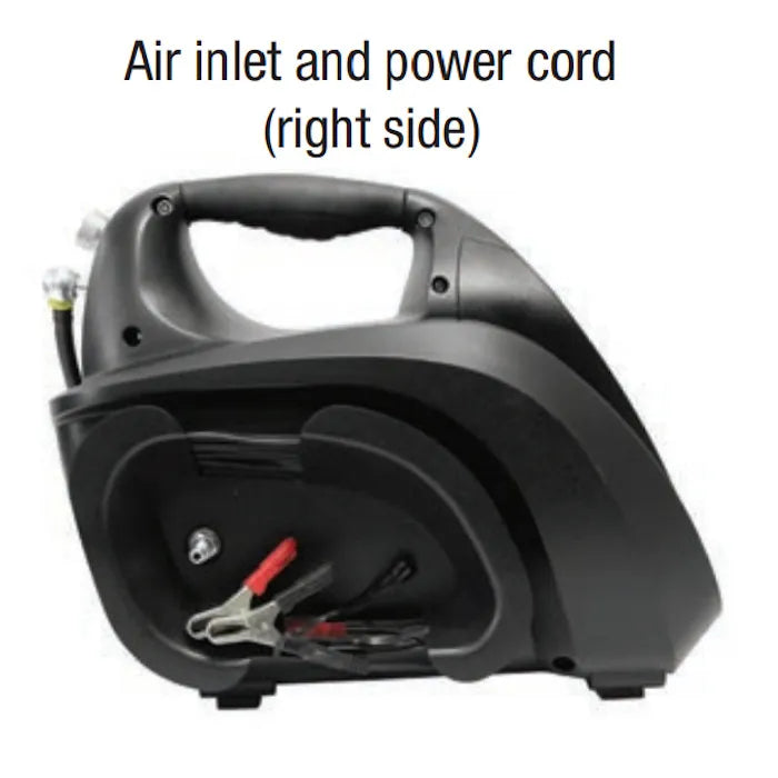 MotorVac CoolSmoke MP East To Read Display and Included Accessories