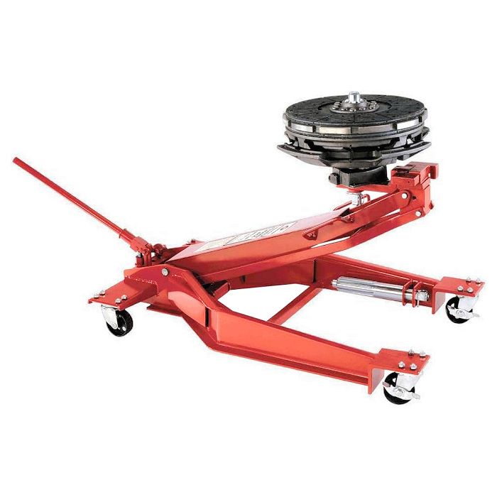 AFF 3700 Heavy-Duty Clutch Jack 500 lbs. Capacity Rotated Horizontally