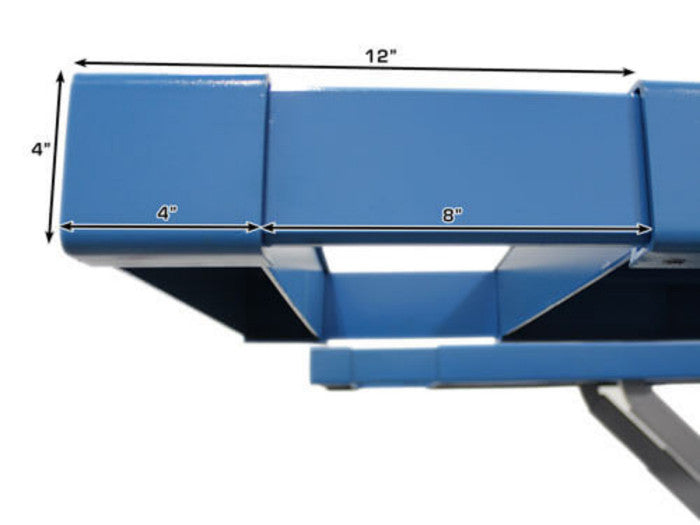 Atlas FM-9SL Flush Mount Full Rise Scissor Lift Platform Dimensions