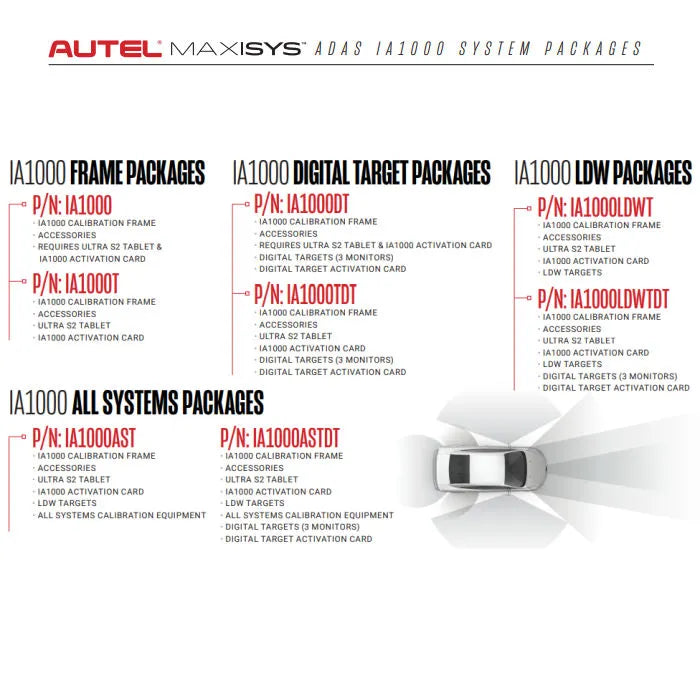 Autel IA1000 Automated Alignment & ADAS Calibration Systemwith Digital Targets