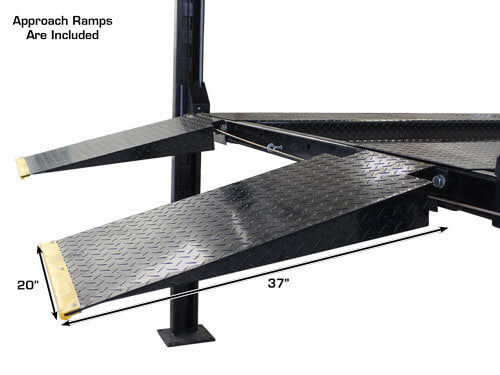 Atlas Garage Pro 8000EXT-L Portable Hobbyist 8,000 lbs. Capacity Four Post Lift (EXTRA TALL, EXTRA LONG)