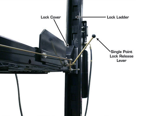 Atlas Garage Pro 8000EXT-L Portable Hobbyist 8,000 lbs. Capacity Four Post Lift (EXTRA TALL, EXTRA LONG)