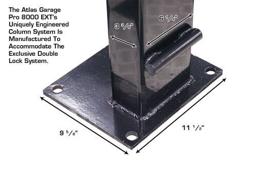 Atlas Garage Pro 8000EXT Portable Four Post Lift – Automotive