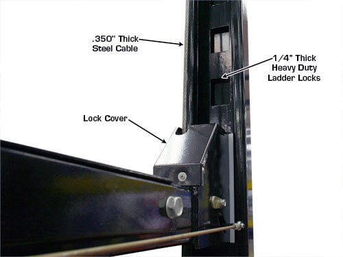 Atlas Garage Pro 8000EXT Portable Hobbyist8,000 lbs. Capacity Four Post Lift (EXTRA TALL) 
