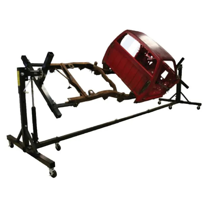 Atlas SPINS Auto Body Rotisserie with Balance Bolt In Use