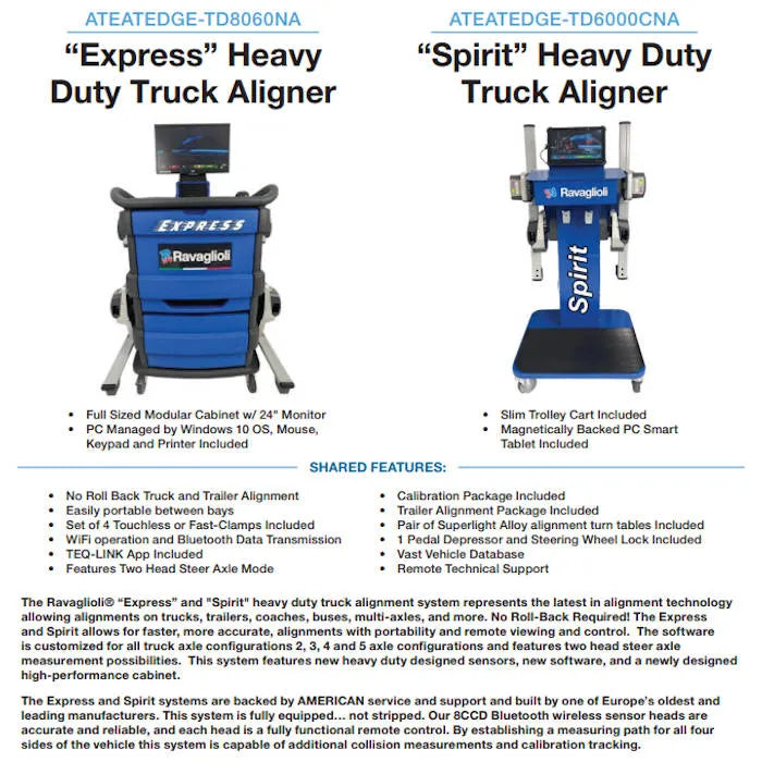 Atlas Edge Express Heavy-Duty Truck Alignment System Trailer Alignment Fixture