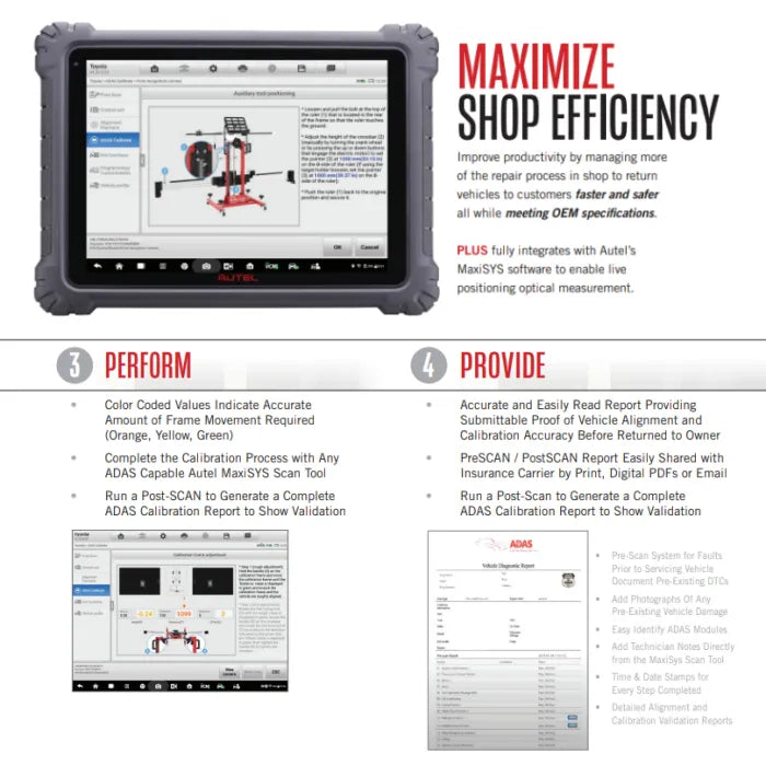 Autel ADAS AS30T All Systems 3.0 Tablet Calibration Package
