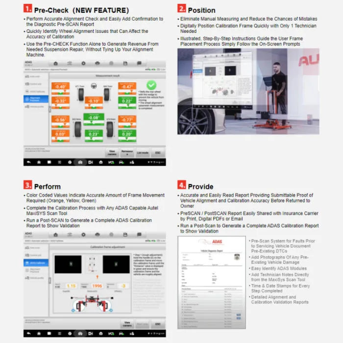 Autel ADAS AS30T Work Flow