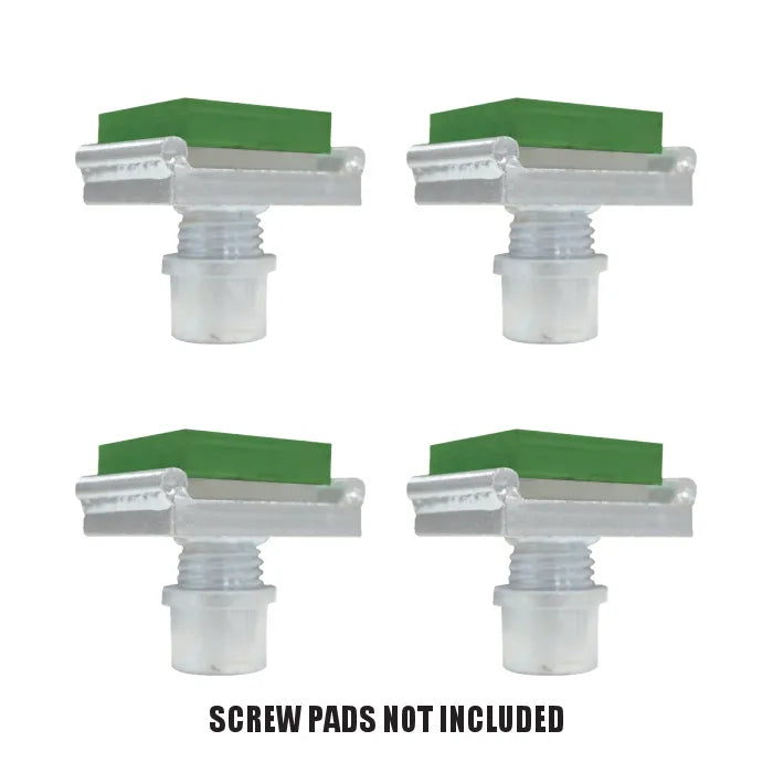 Challenger Lifts EVRB-10 1" 4x4 Green Rubber Block Kit For Use With Challenger CL Series 10K & 12K Two Post Lifts Screw Pads Not Included