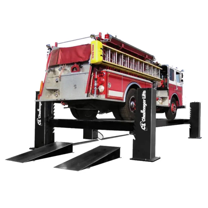 Challenger Lifts 44050 Chain-Drive 50K Four Post Lift Commercial Fleet Heavy-Duty 50,000 lbs. Capacity