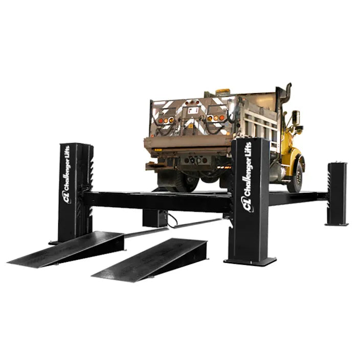 Challenger Lifts 44050 Chain-Drive 50K Four Post Lift Commercial Fleet Heavy-Duty 50,000 lbs. Capacity