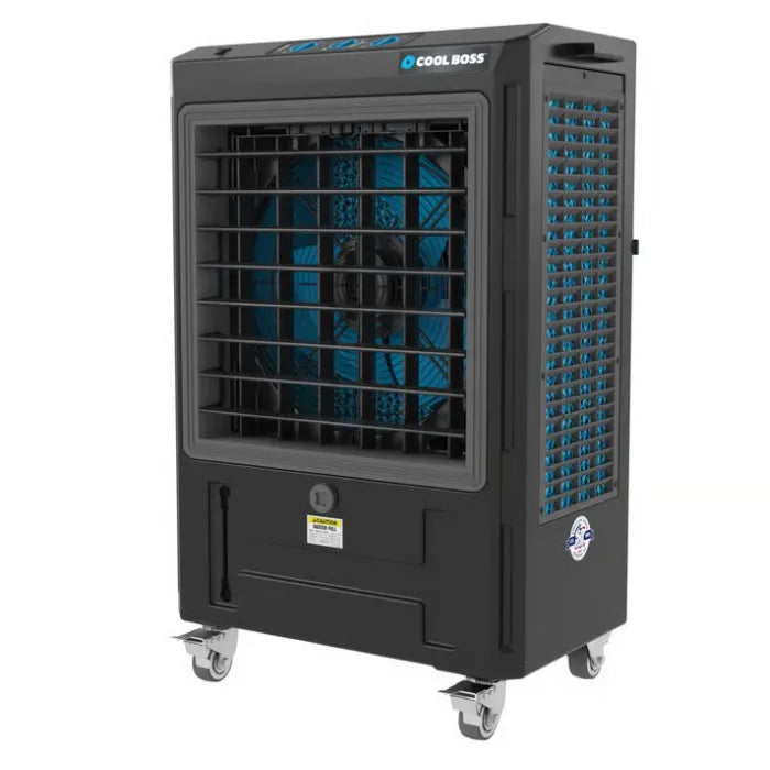 Cool Boss CB-19SL CoolBreeze Evaporative Cooler 19" Fan 5,300 CFM 15 Gallon Swing-Louvers Portable