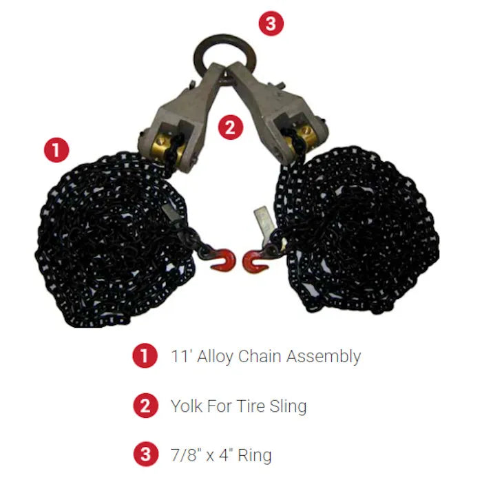 ESCO 90100 Adjustable Locking OTR Tire Sling Components
