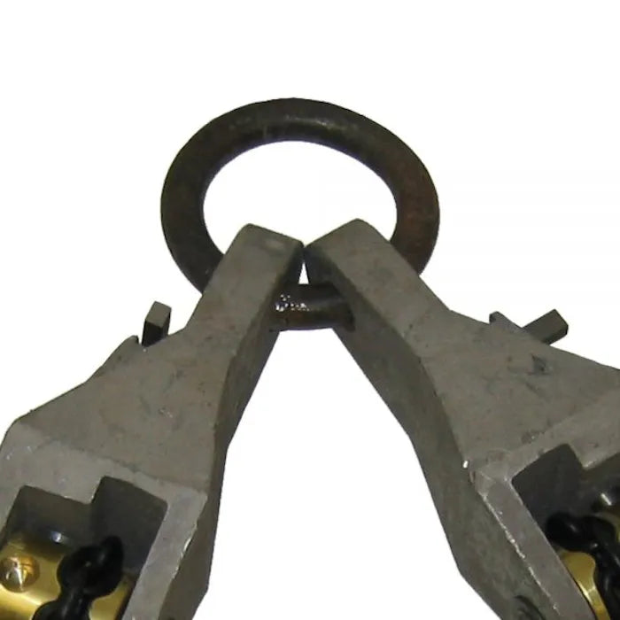 ESCO 90100 Adjustable Locking OTR Tire Sling Yolk Yolk & Ring Closeup