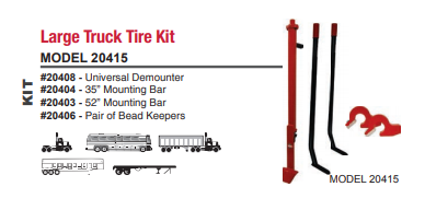 ESCO PneuTek Large Truck Tire Demounter