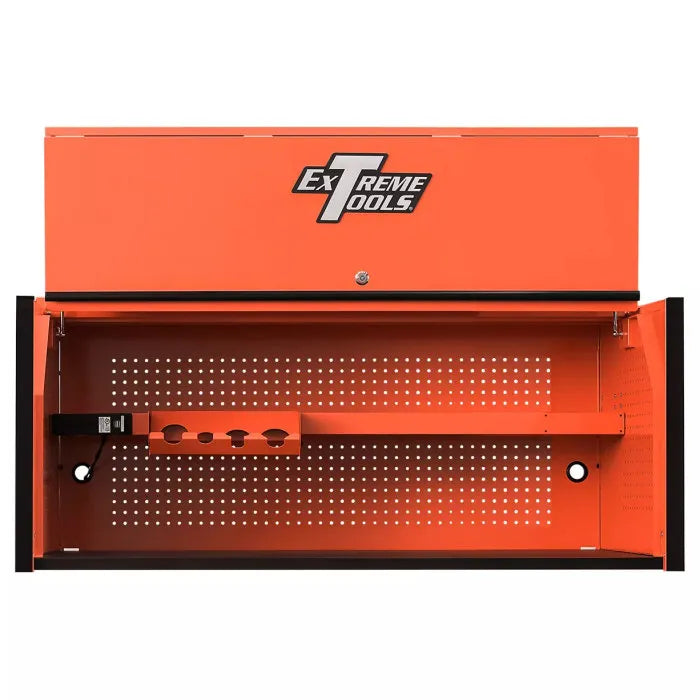 Extreme Tools RX Professional Series 55" Extreme Power Workstation Hutch Black with Red Accents