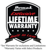 Homak Limited Lifetime Warranty
