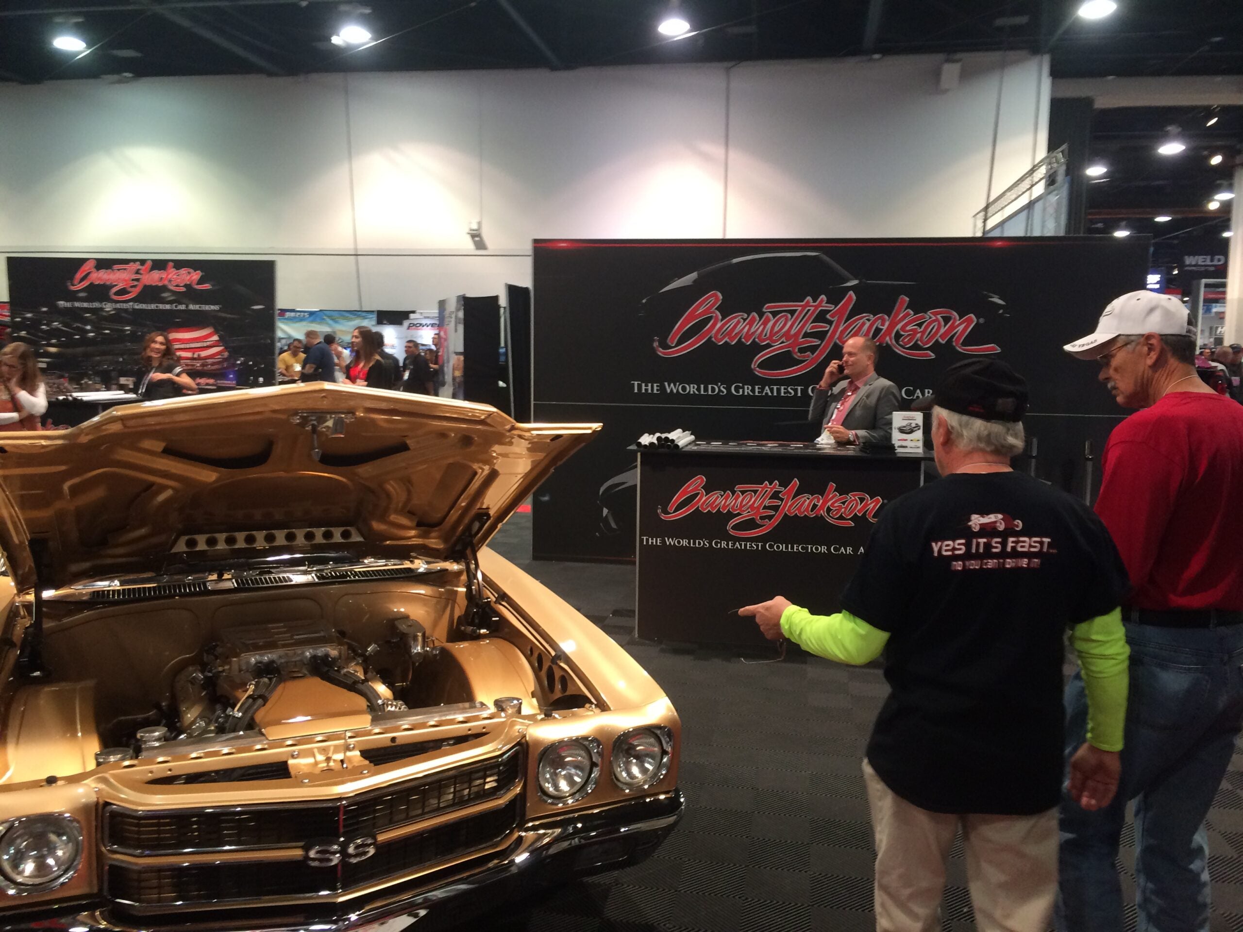 2017 SEMA show - Barrett Jackson Booth