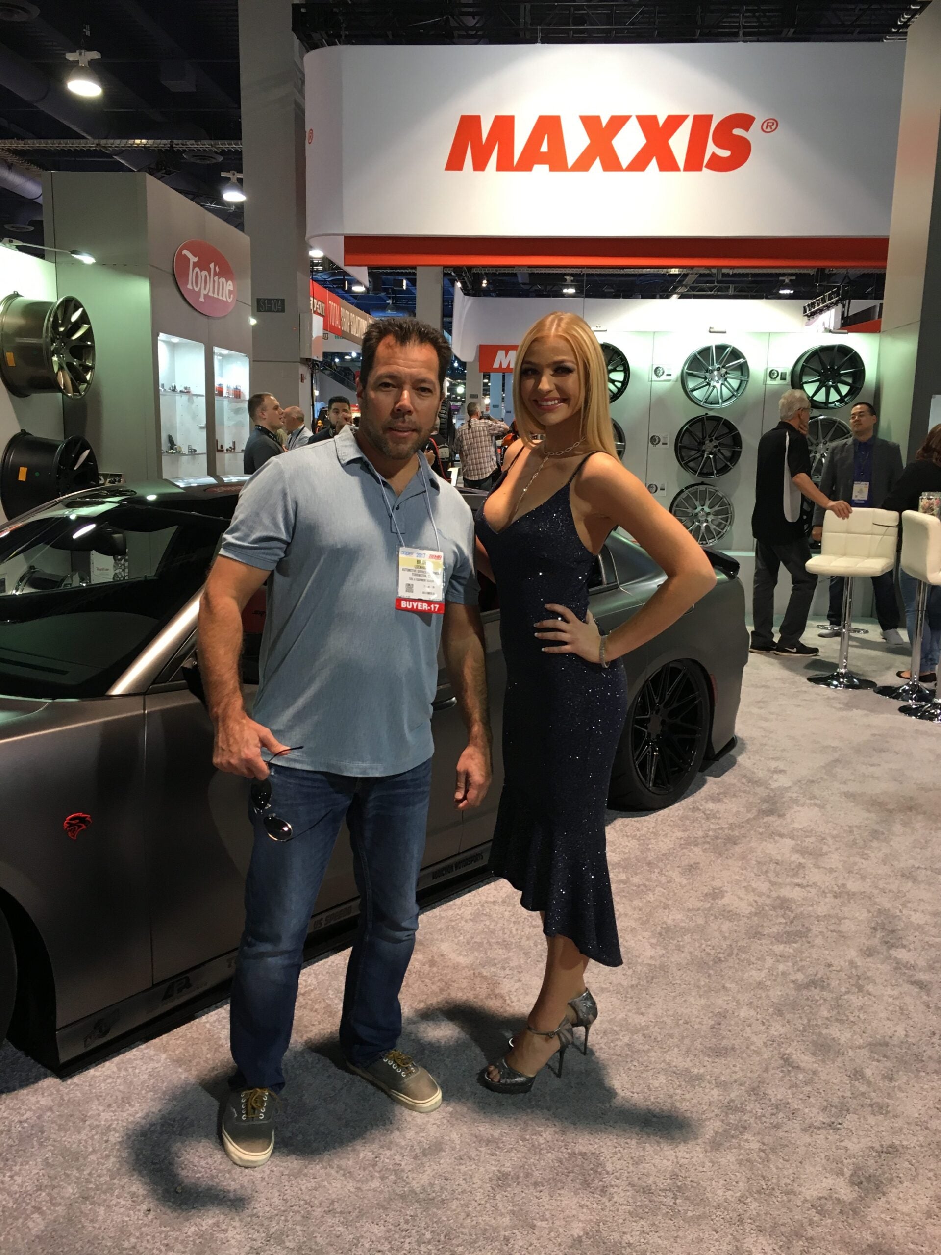 SEMA Automotive Show - Maxxis wheels booth