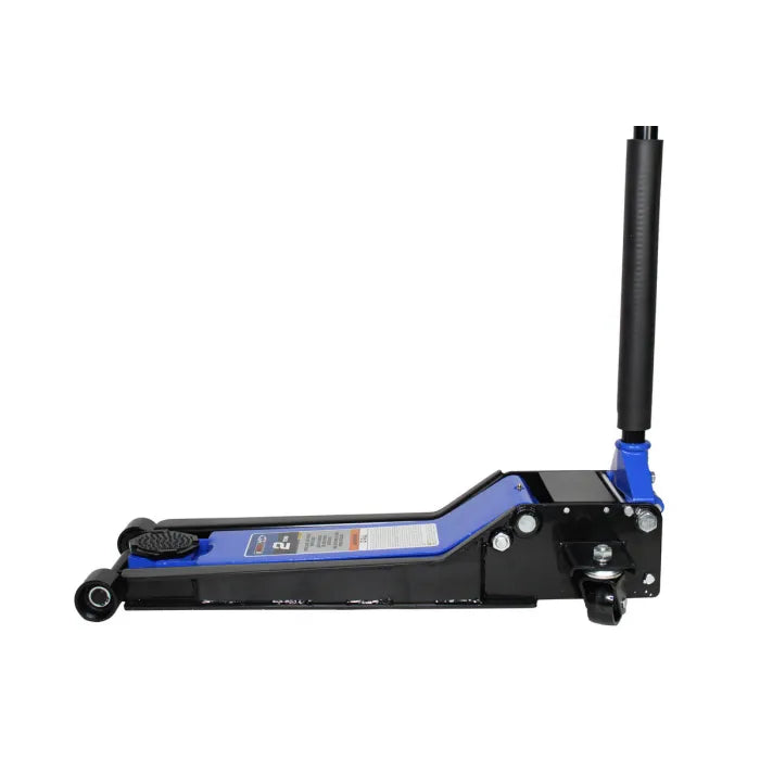 K Tool KTIXD63105 Extra Long Low-Profile 2 Ton Floor Jack XD Dual Pump Piston Designed for Low Ground Clearance Vehicles