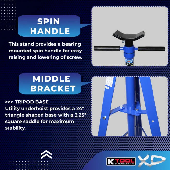 K Tool KTIXD61002 2 Ton Under Hoist Jack Stand – Automotive