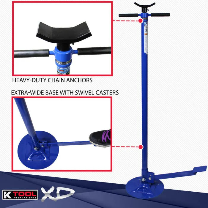 K Tool KTIXD61077 Pole Jack Support Stand