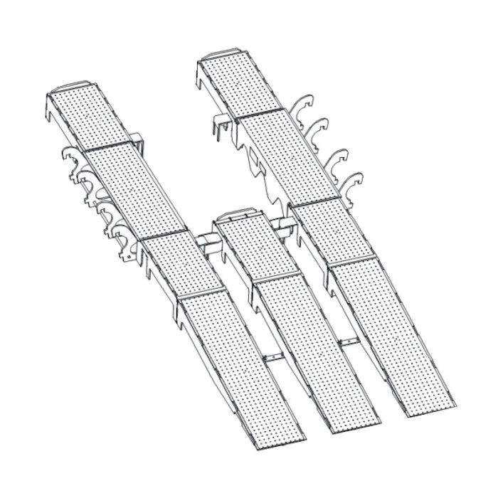 MAHLE CAD-FL3 3rd Wheel Ramp For Fork Lift Adapter 15,000 lbs. System Capacity