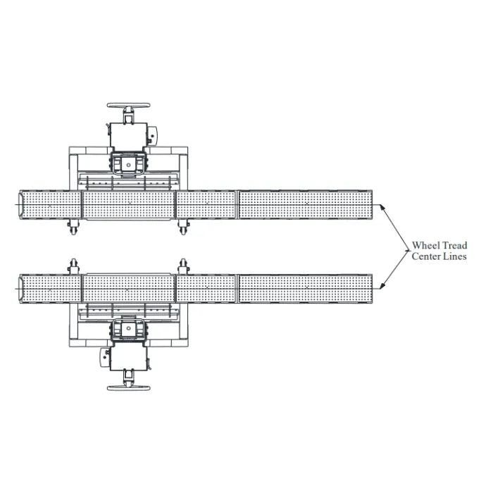 MAHLE CAD-FL Fork Lift Adapter Overhead View