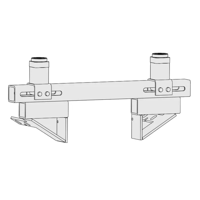 MAHLE CAD-EL End Lift Adapters Line Drawing