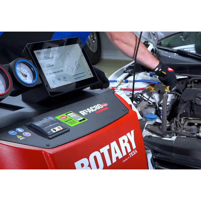 Rotary R3AC80 A/C Recharging Station Dual-Gas R134a & R1234yf Features