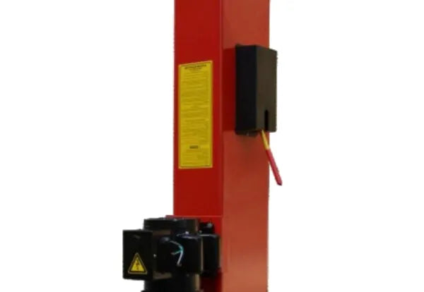 Single point safety release makes it easier for operators to unlock both column locks from one column