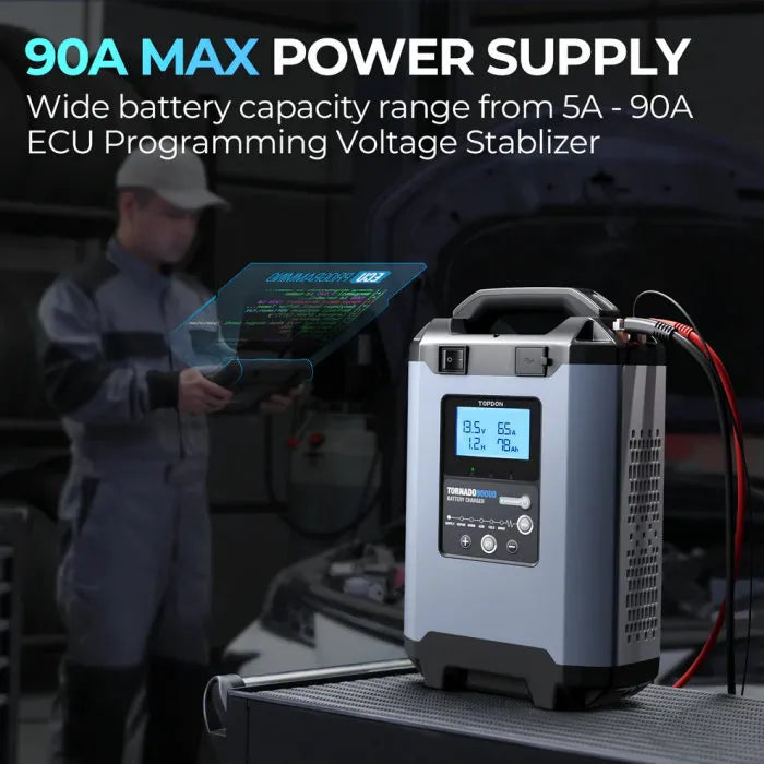 TOPDON Tornado90000 Power Supply & Smart Battery Charger