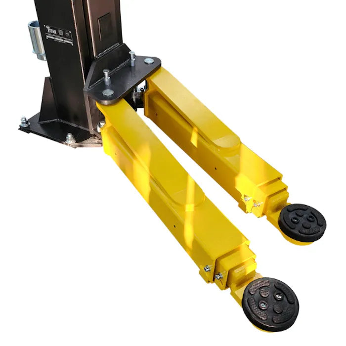 Titan Lifts MASTER Series HD2P-12KMSC Clearfloor Two Post Lift 3-Stage Front & 3-Stage Rear Arms
