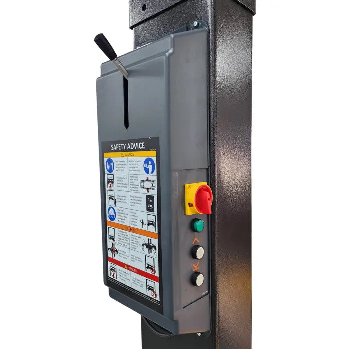 Titan Lifts MASTER Series HD2P-12KMSC Clearfloor Two Post Lift 12,000 lbs. Lifting Capacity Green LED & Single Point lock Release