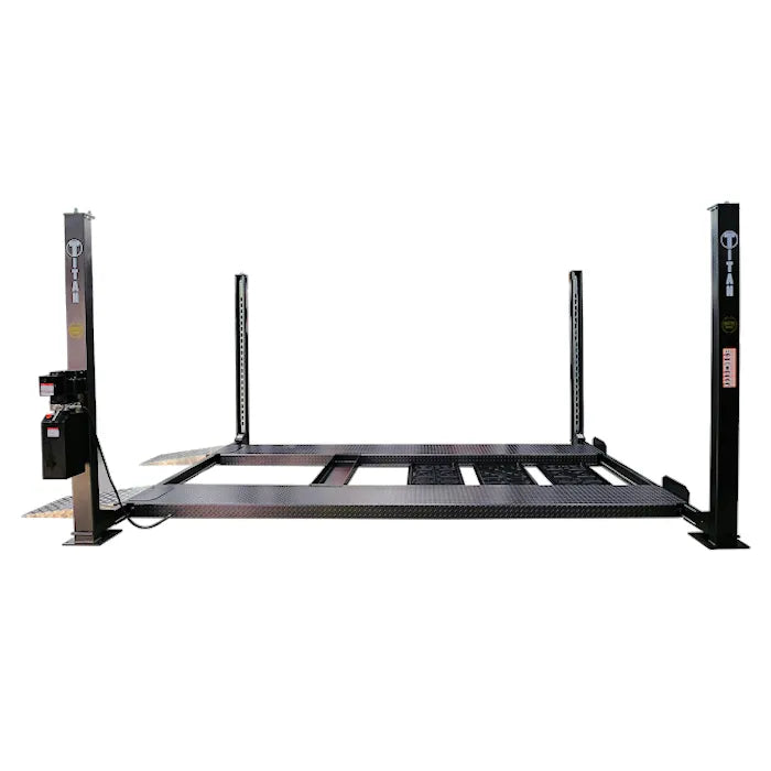 Titan Lifts MASTER Series SDPL-9KMS-XLT Four Post Lift 9,000 lbs. Lifting Capacity