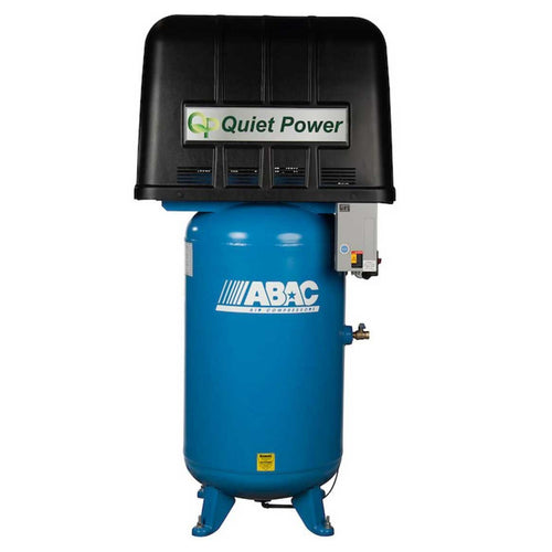 ABAC AB5-2180VQP 5HP 2-Stage Quiet Power Air Compressor Professional Stationary 175PSI 16.6CFM 80 Gallon Vertical