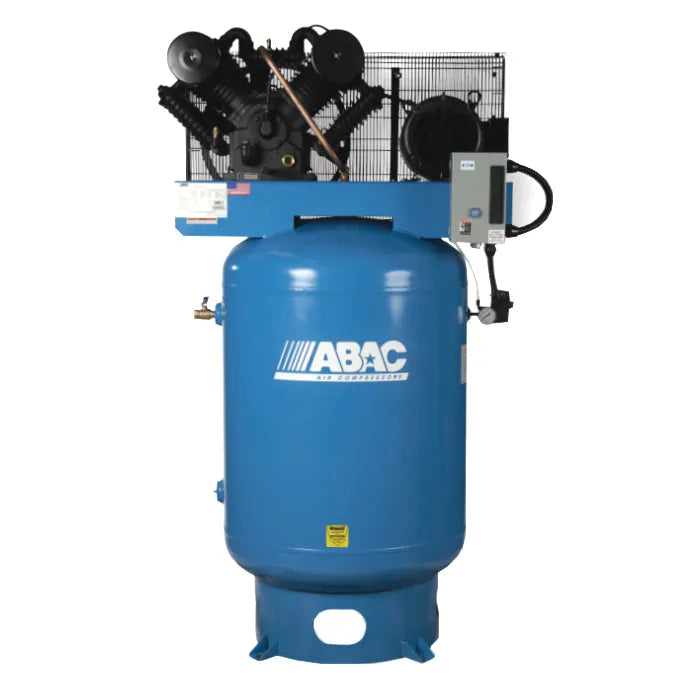 ABAC ABC10-23120V 10HP Ironman Air Compressor Professional Stationary 175PSI 32CFM 120 Gallon Vertical
