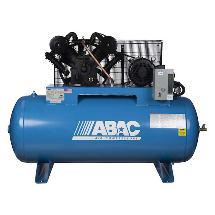 ABAC ABC10-23120HFF 10HP Ironman Full Feature Air Compressor Professional Stationary 175PSI 32CFM 120 Gallon Horizontal