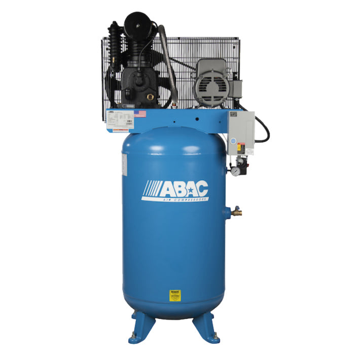 ABAC ABC7-2180VFF 7.5HP Ironman Full Feature Air Compressor Professional Stationary 175PSI 21CFM 80 Gallon Vertical