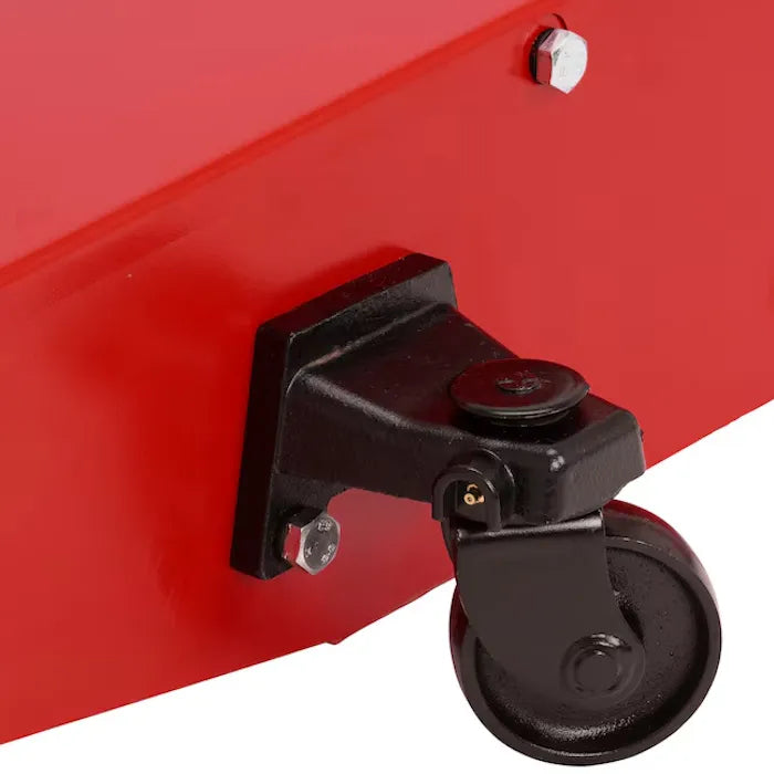 AFF 3225 Heavy-Duty 20-Ton Air Assist Hydraulic Long Chassis Service Jack Rear Caster