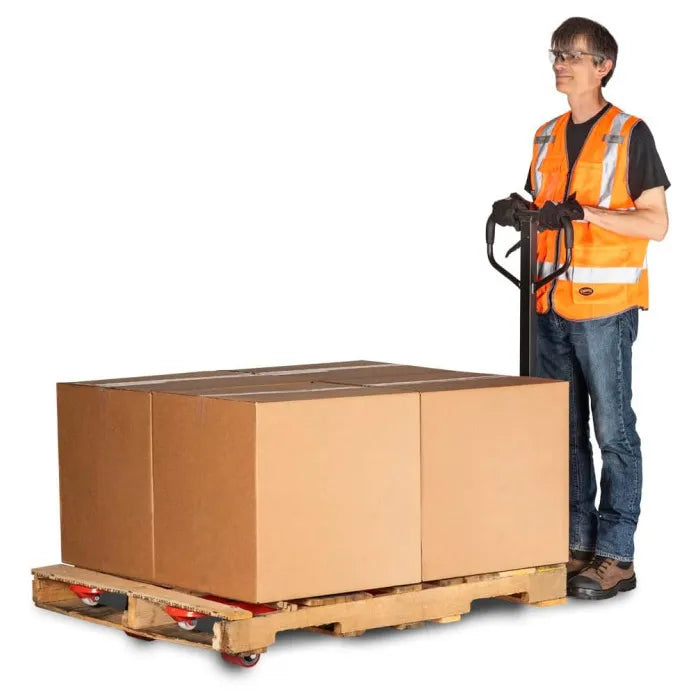 AFF 3900A Heavy-Duty Pallet Jack 5,500 lbs. Capacity In Use