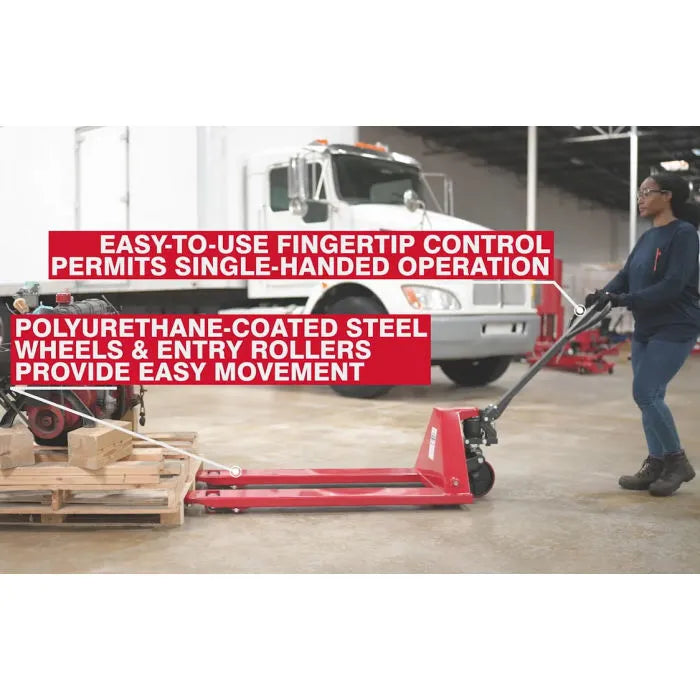 AFF 3900A Heavy-Duty Pallet Jack 5,500 lbs. Capacity Features