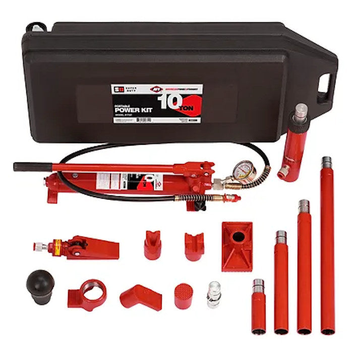 AFF 817SD 10-Ton Body and Frame Repair Kit with Wheeled Carrying Case