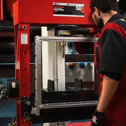 AFF 854ASD 50-Ton Super-Duty Air Hydraulic Shop Press