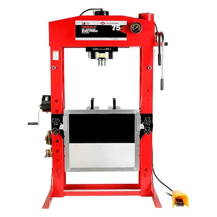 AFF 856ASD 75-Ton Super-Duty Air Hydraulic Shop Press
