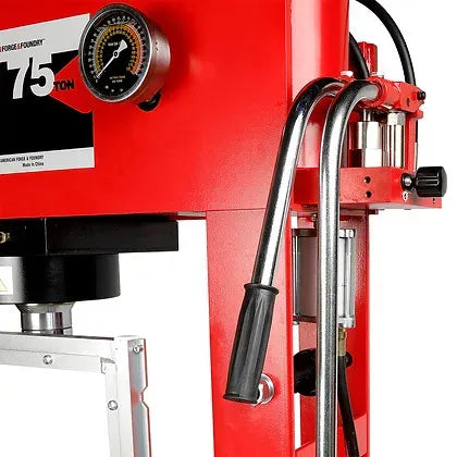 AFF 856ASD 75-Ton Super-Duty Air Hydraulic Shop Press